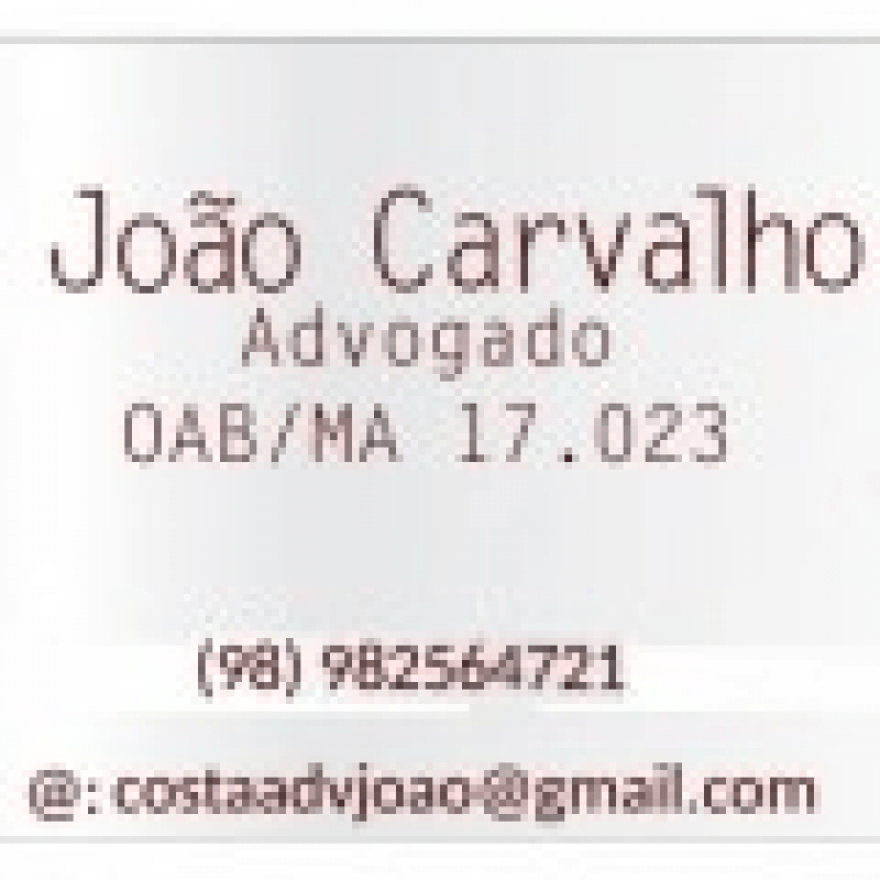 Jo&atilde;o Carvalho